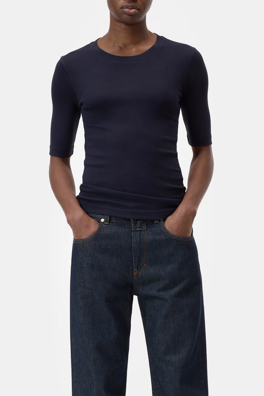 Closed T-shirt Cotton Modal Dark Night