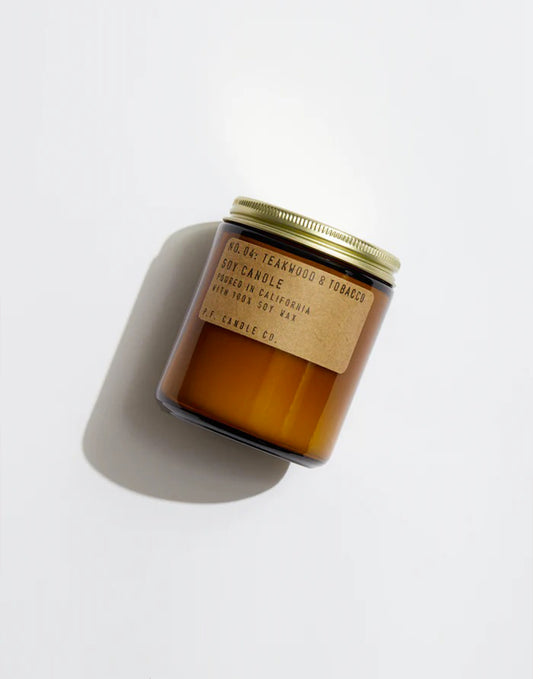 P.F. Candle Co Teakwood & Tobacco – Standard Candle