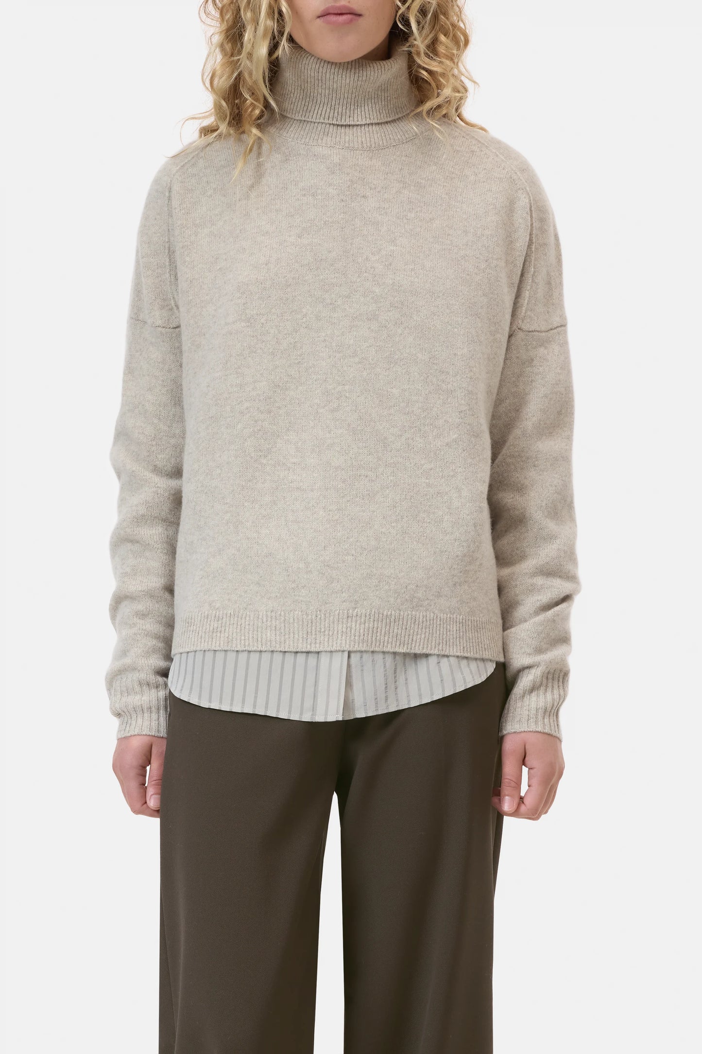 Closed Merino Turtleneck Silt Grey