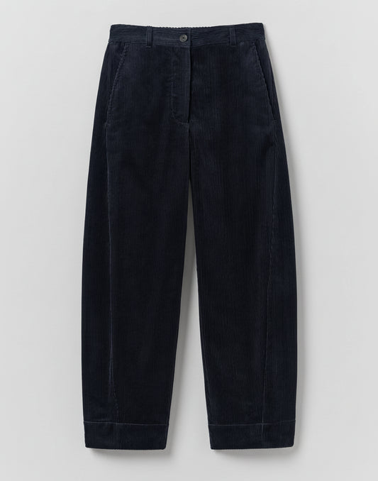 Toast Twisted Seam Cord Trousers Dark Navy