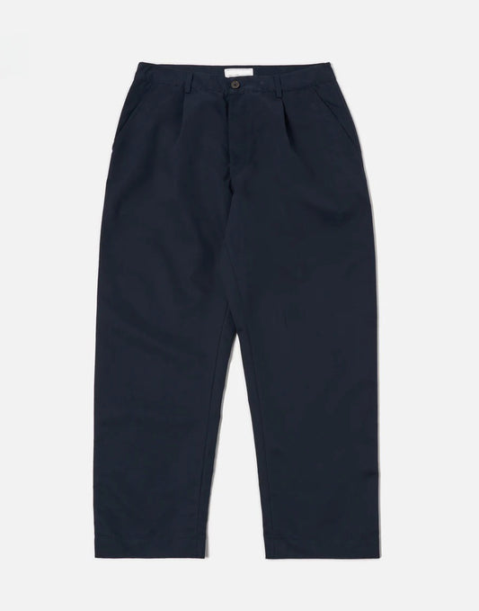 Universal Works Duke Pant in Navy Brushed Polytech