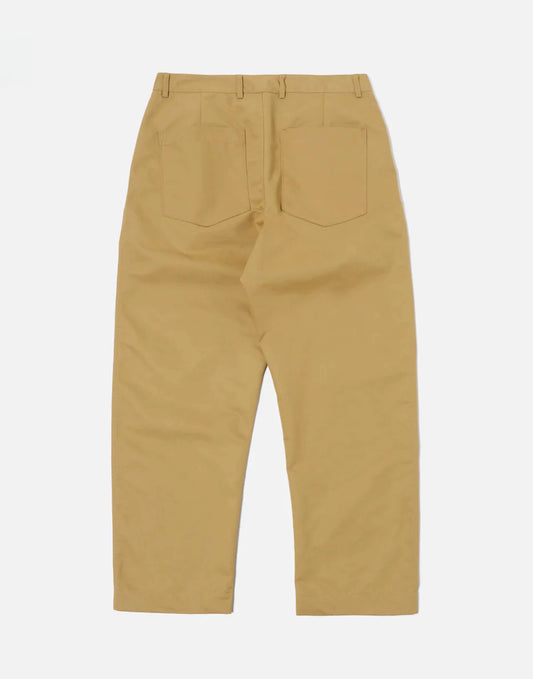 Universal Works Duke Pant in Sand Brushed Polytech