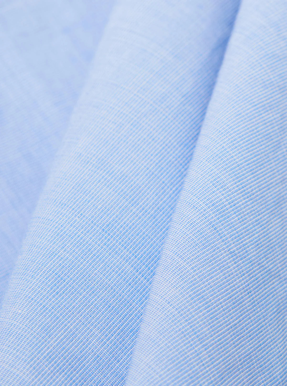 Universal Works Fil A Fil Mixed Square Pocket Shirt Sky/Blue