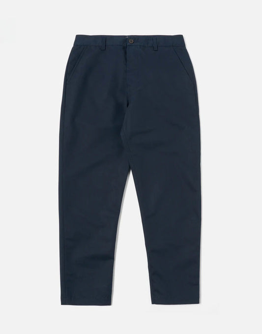 Universal Works Military Chino in Navy Brushed Polytech