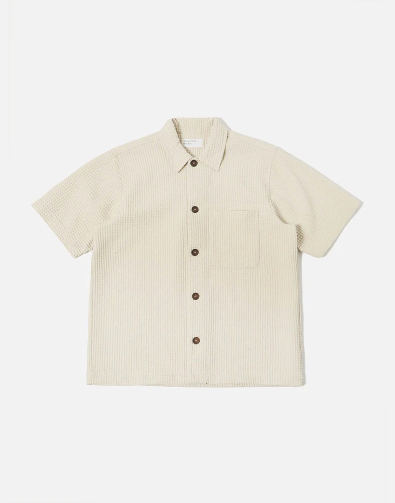 Universal Works Tech Overshirt In Driftwood Pike Waffle