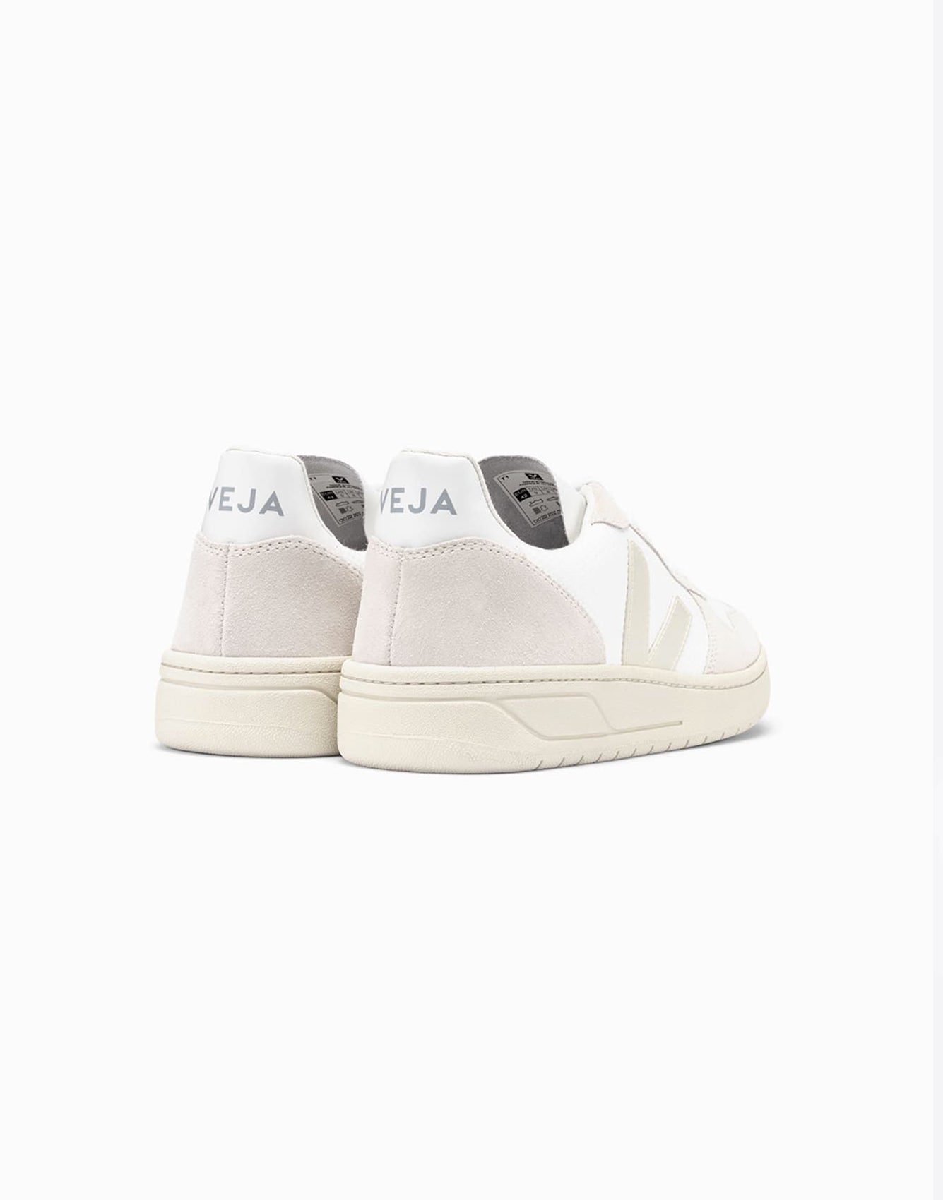 VEJA V-10 B-Mesh White Natural Pierre