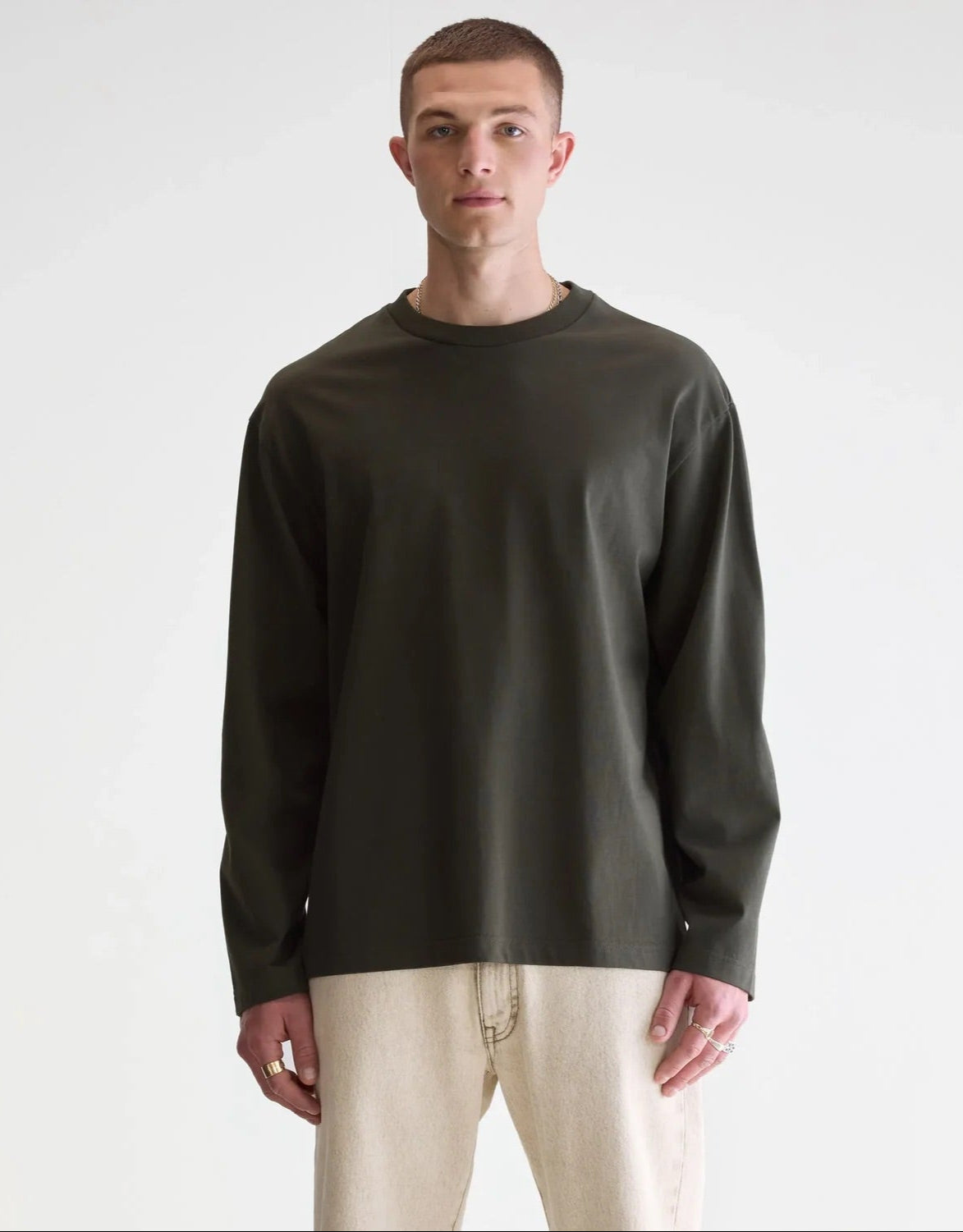 Bellerose Vlugi Long-sleeve T-shirt Olive