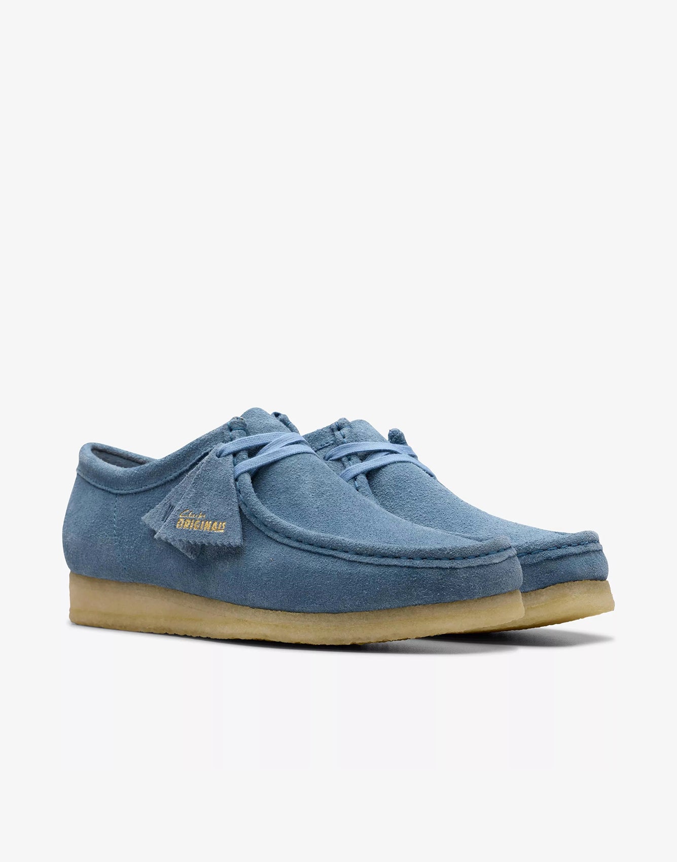 Clarks Wallabe French Blue Suede