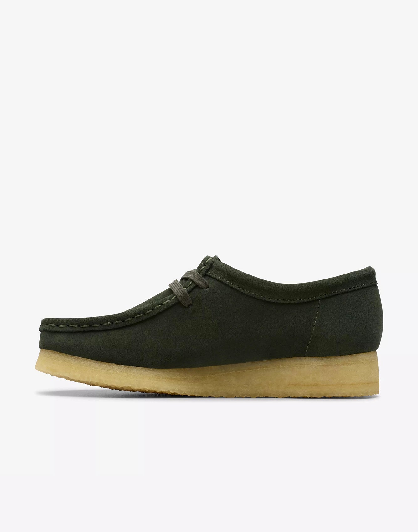 Clarks Wallabe Forest Green Suede