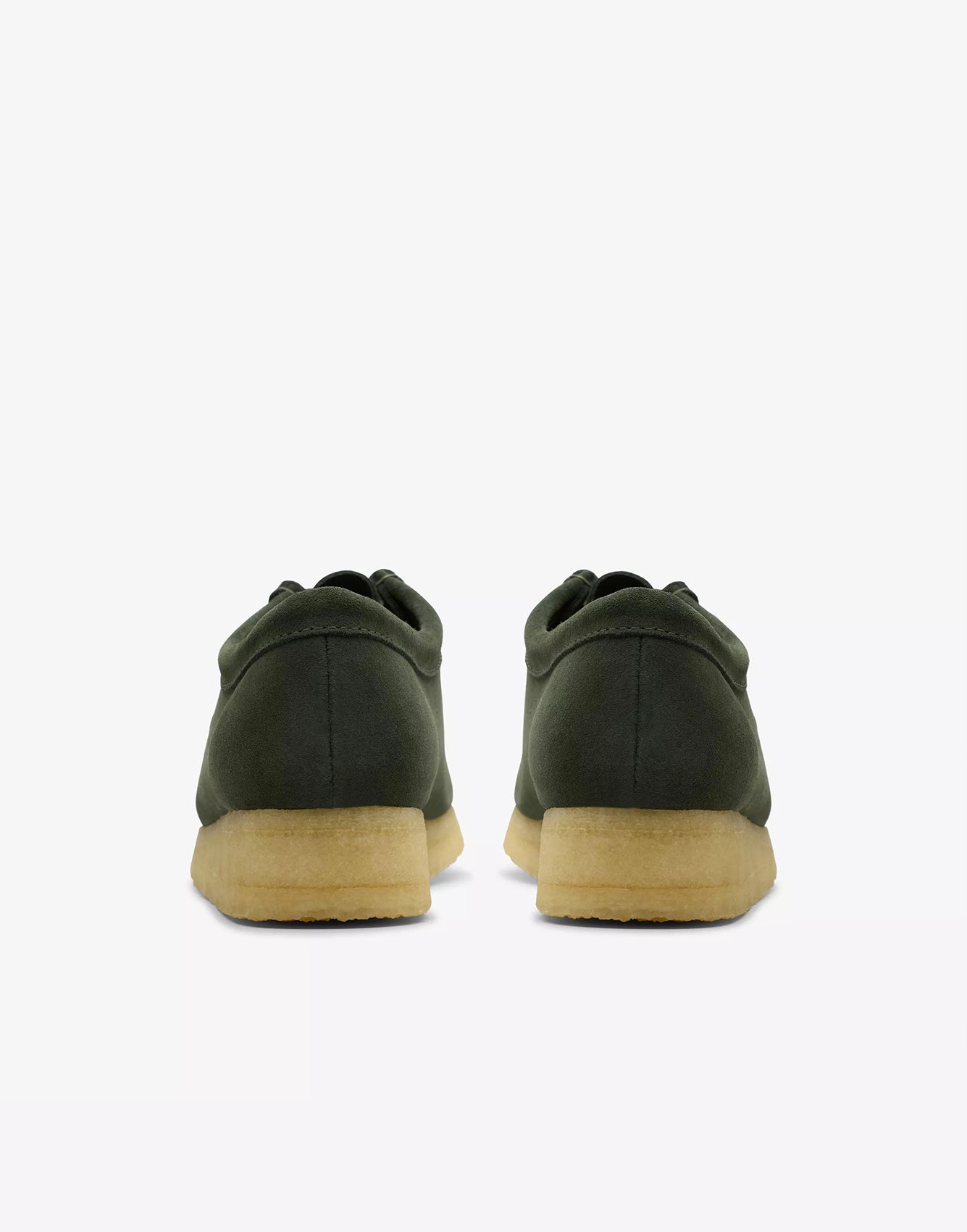 Clarks Wallabe Forest Green Suede