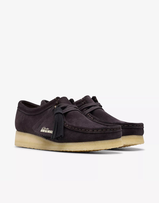 Clarks Wallabe Brown Slate Suede