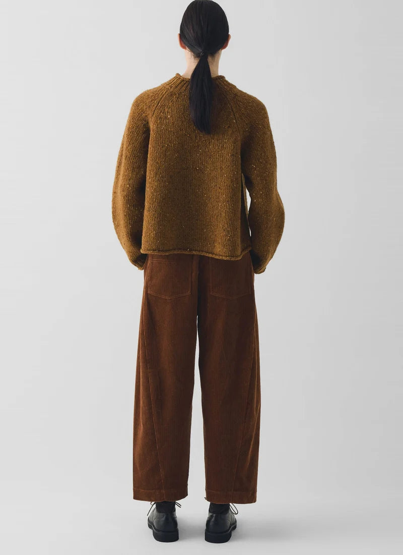 Toast Orla Donegal Wool Sweater Straw
