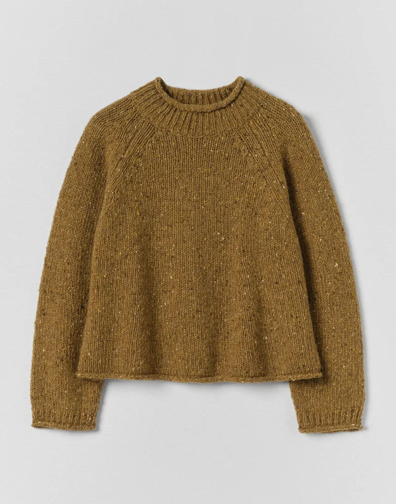 Toast Orla Donegal Wool Sweater Straw