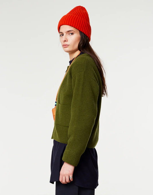 Girls Of Dust Wool Cashmere Beanie Orange