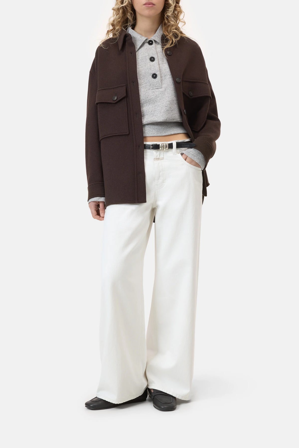 Closed Wide Jeans Jayla Ivory