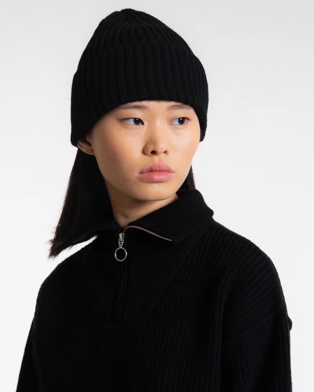 Girls Of Dust Wool Cashmere Beanie Black