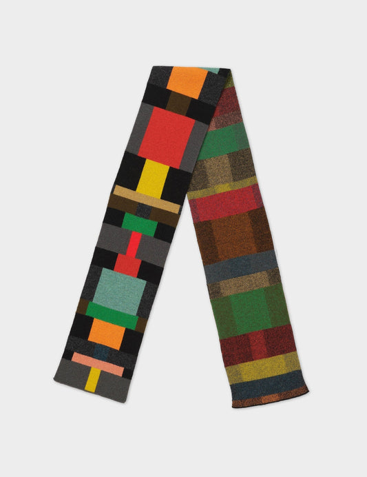Jo Gordon Small Colorblock Column Scarf Multi
