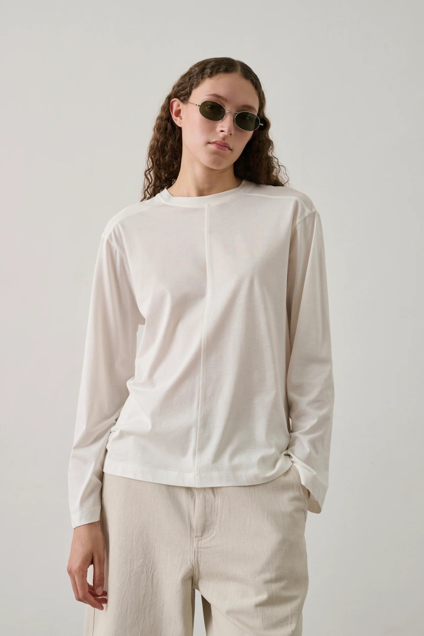 Soeur Adelie Long-sleeves T-shirt White