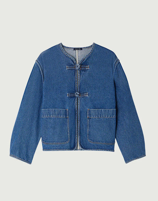 Soeur Agatha Denim Jacket Blue