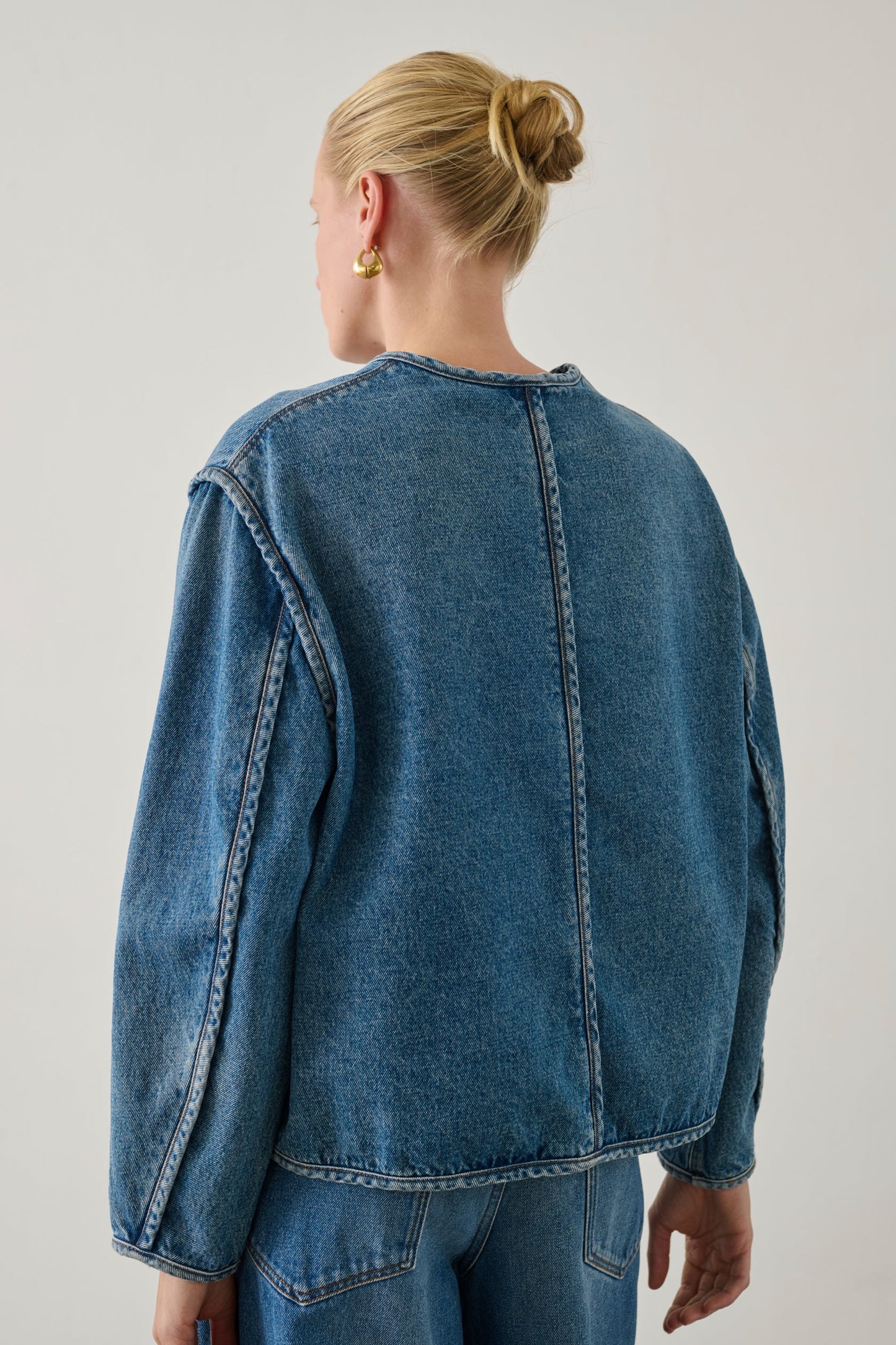 Soeur Agatha Denim Jacket Blue