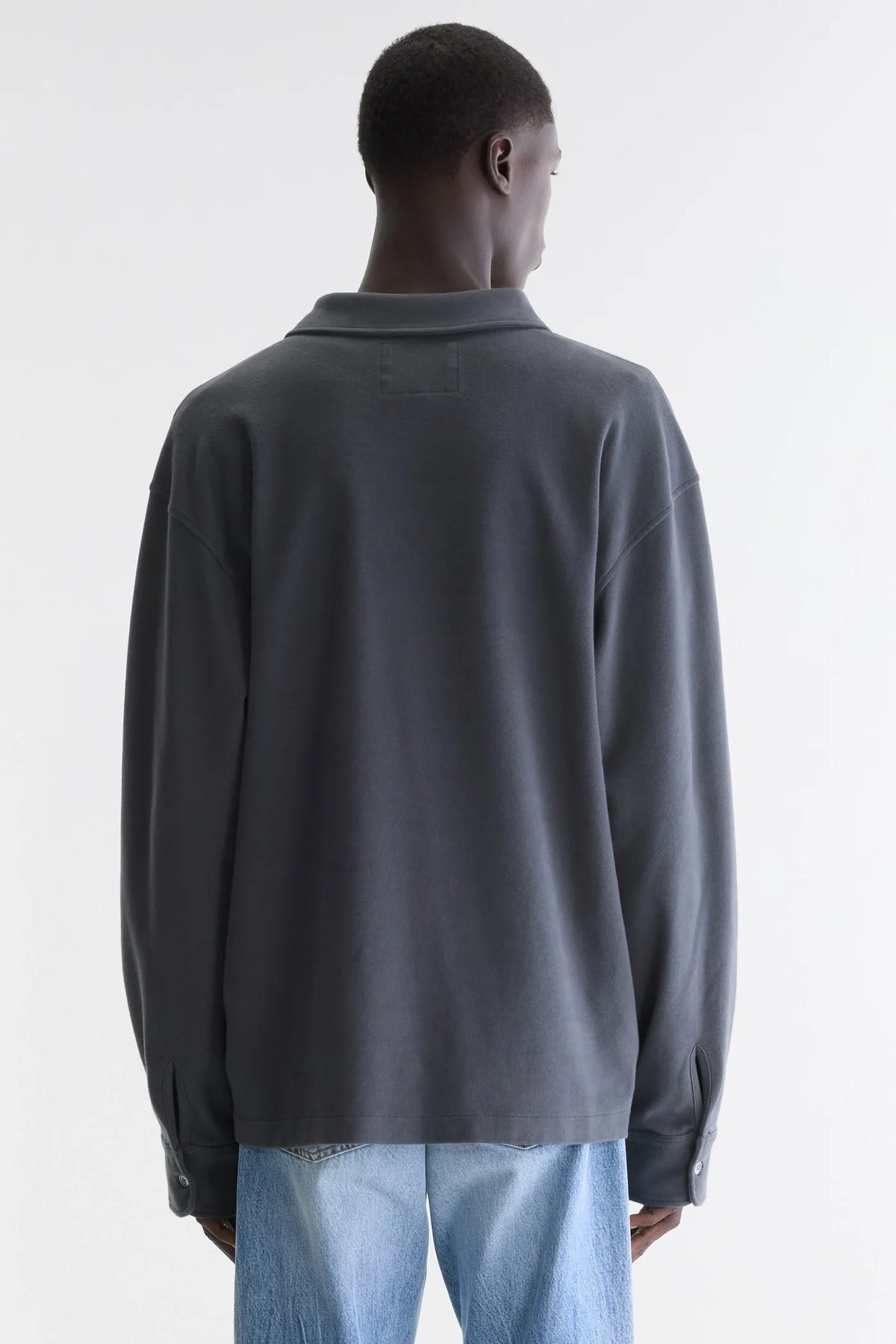 Bellerose Motoko Relaxed Polo Black Sand