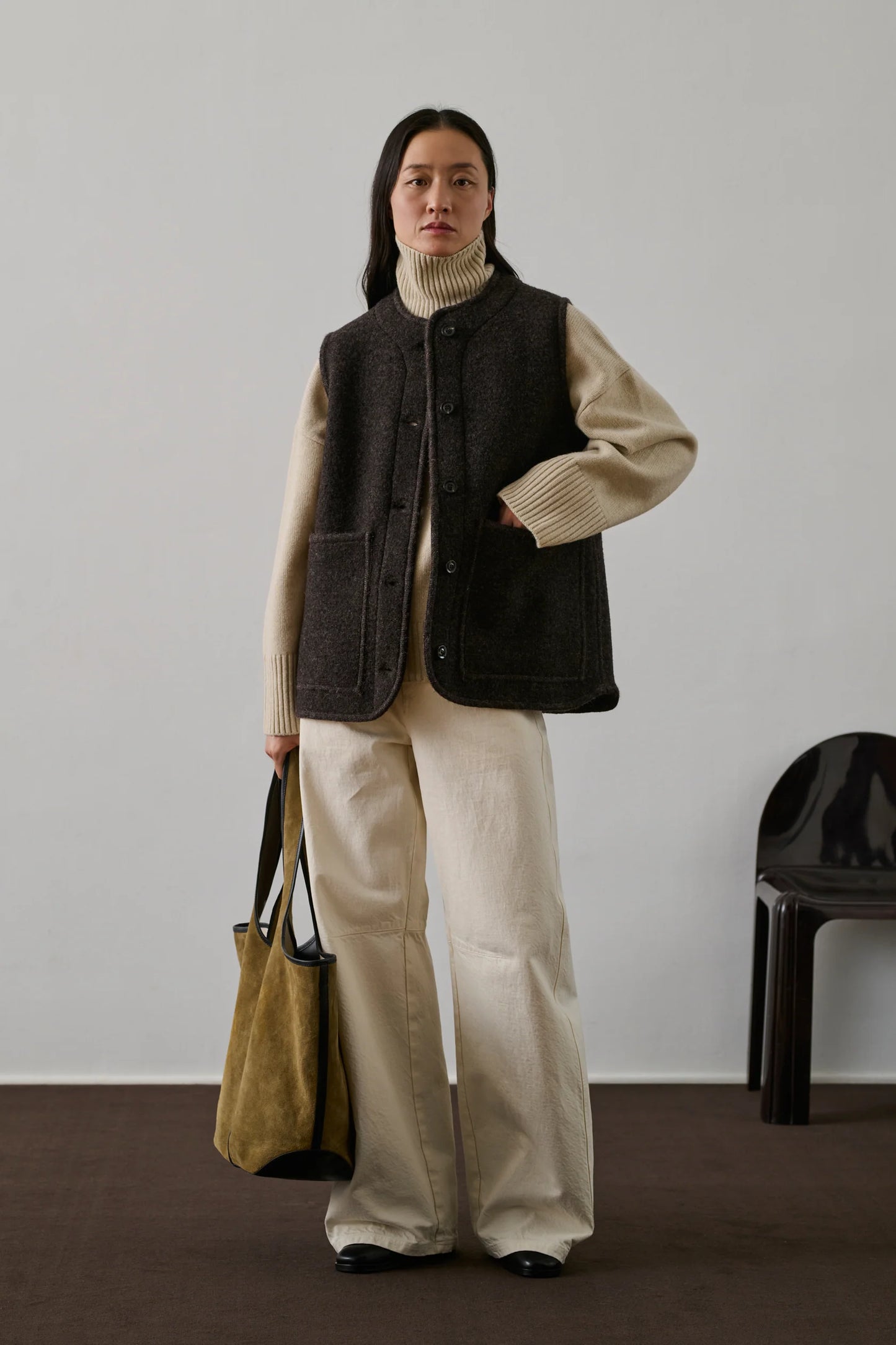 Soeur Chicago Jacket Mottled brown