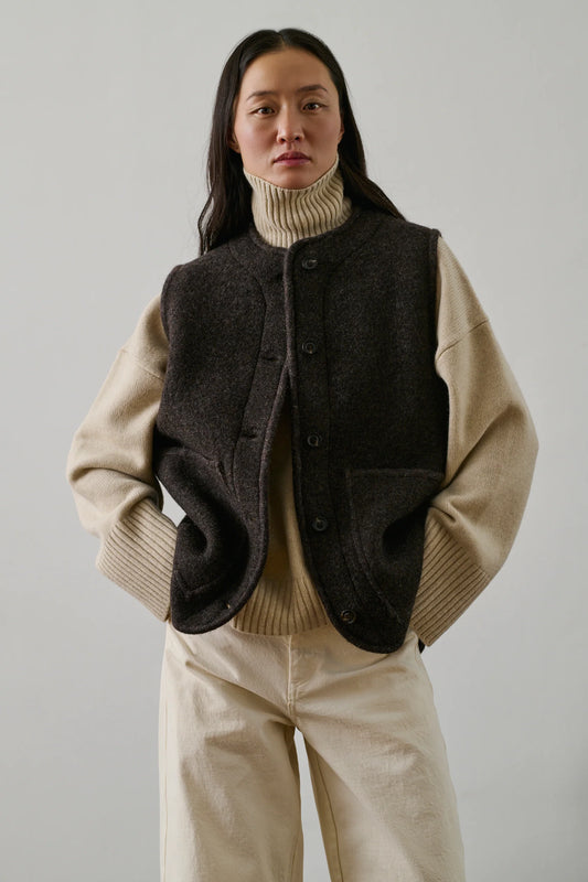 Soeur Chicago Jacket Mottled brown