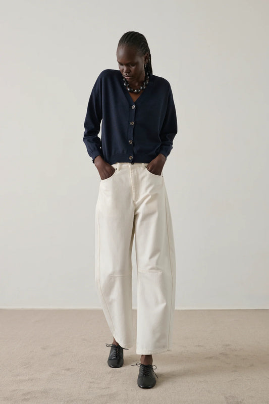 Soeur Idem Merino Wool Cardigan Navy