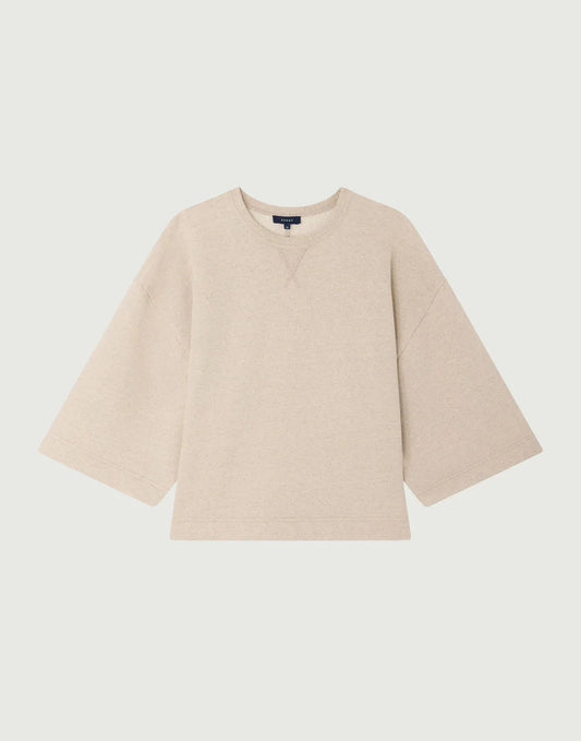 Soeur Iksan Sweatshirt Marled Beige Chinè