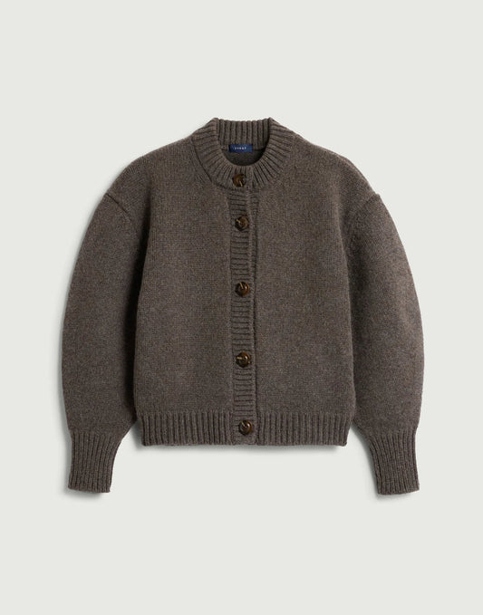 Soeur Leonard Cardigan Boxy Marron Glacé