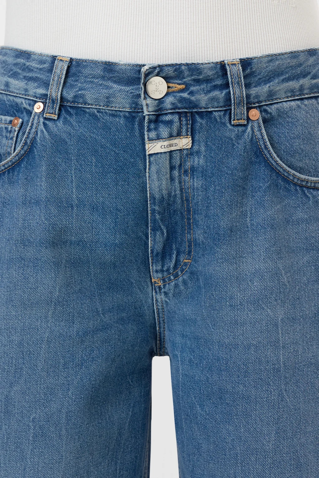 Closed Jazzie Barrel Jeans Mid Blue