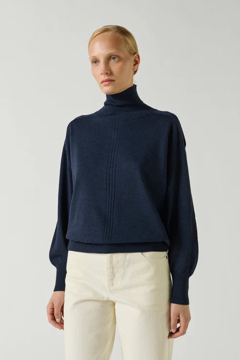Soeur Nord Pullover Merino Wool Navy