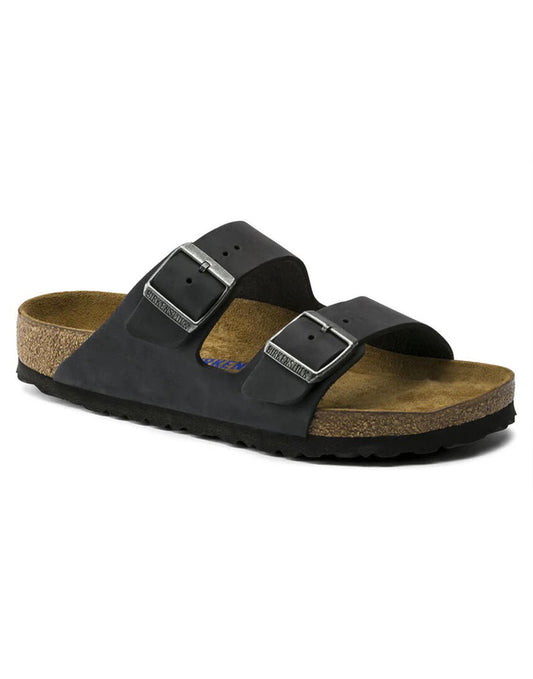 Birkenstock Arizona SFB Black Oiled Leather