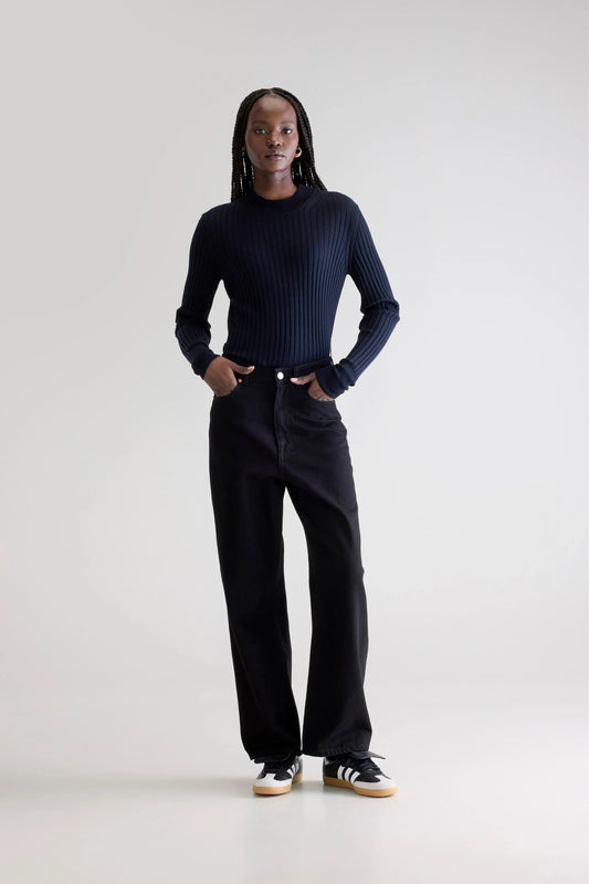 Bellerose Denim N. 61 Wide Jeans Black