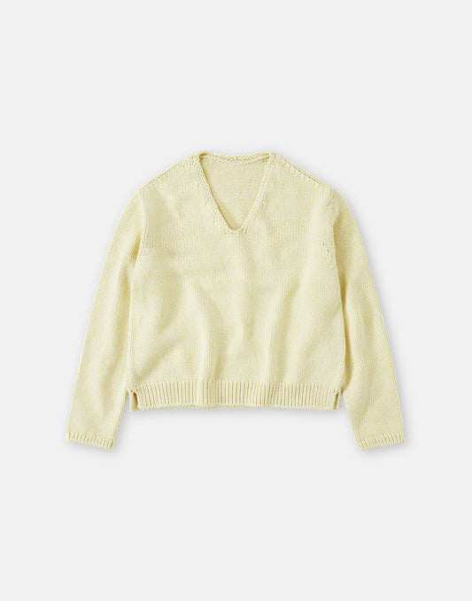 Closed Organic Cotton V-sweater Vanilla