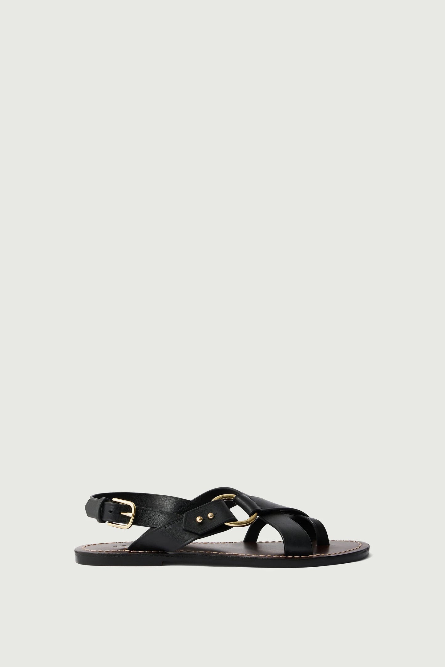Soeur Florence Leather Sandals Black