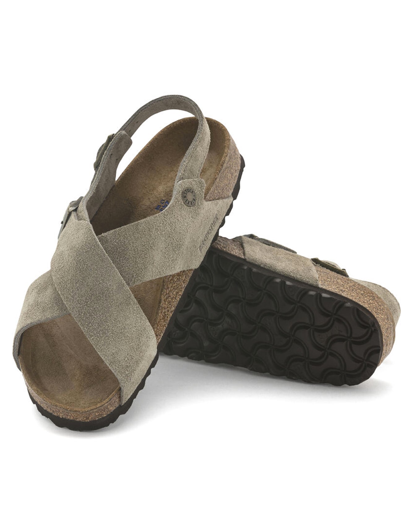 Birkenstock Tulum SFB Taupe Suede Leather