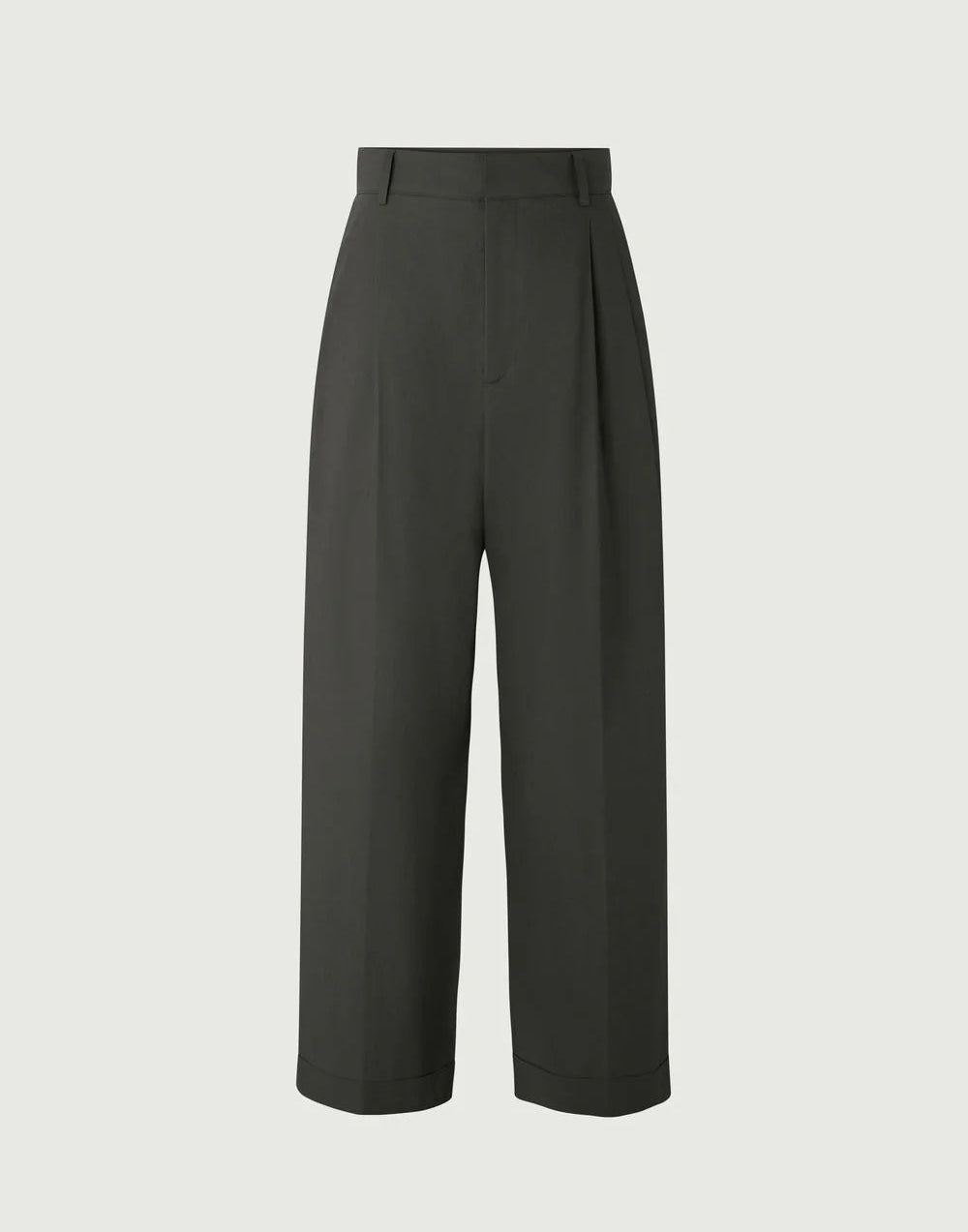 Soeur Watson Pleated Trousers Charcoal Grey