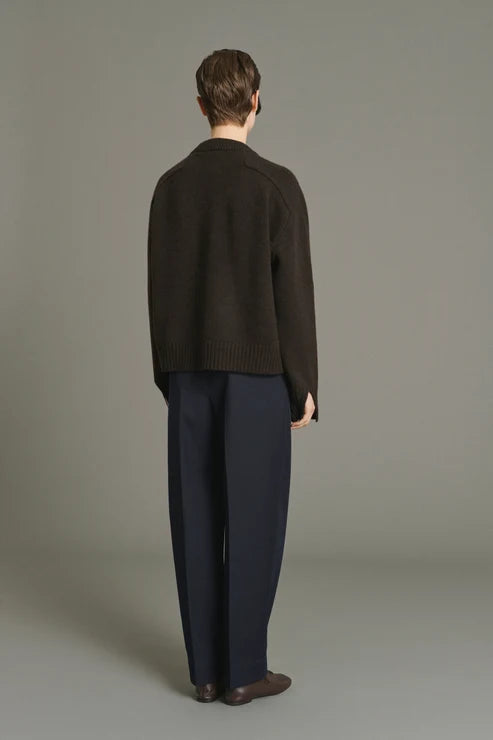 Soeur Will Boxy Pullover Split Chocolate