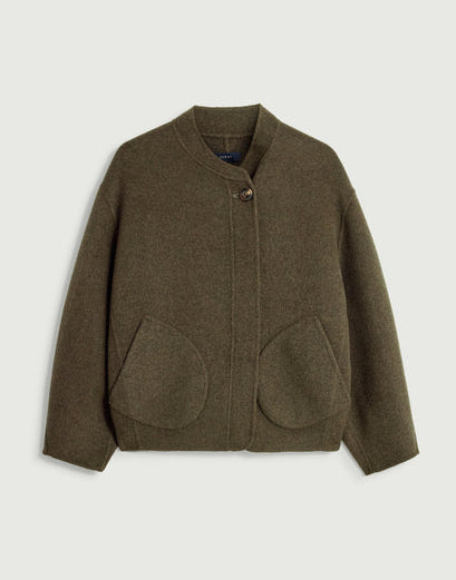 Soeur Windsor Boxy Jacket Khaki Marl
