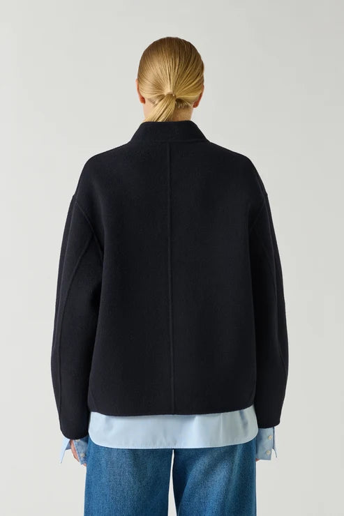 Soeur Windsor Boxy Jacket Deep Navy
