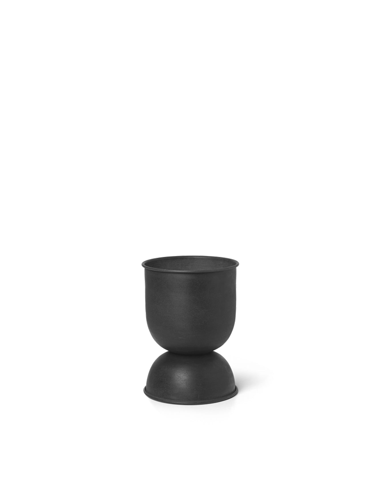 Ferm Living Hourglass Pot - Black Extra Small