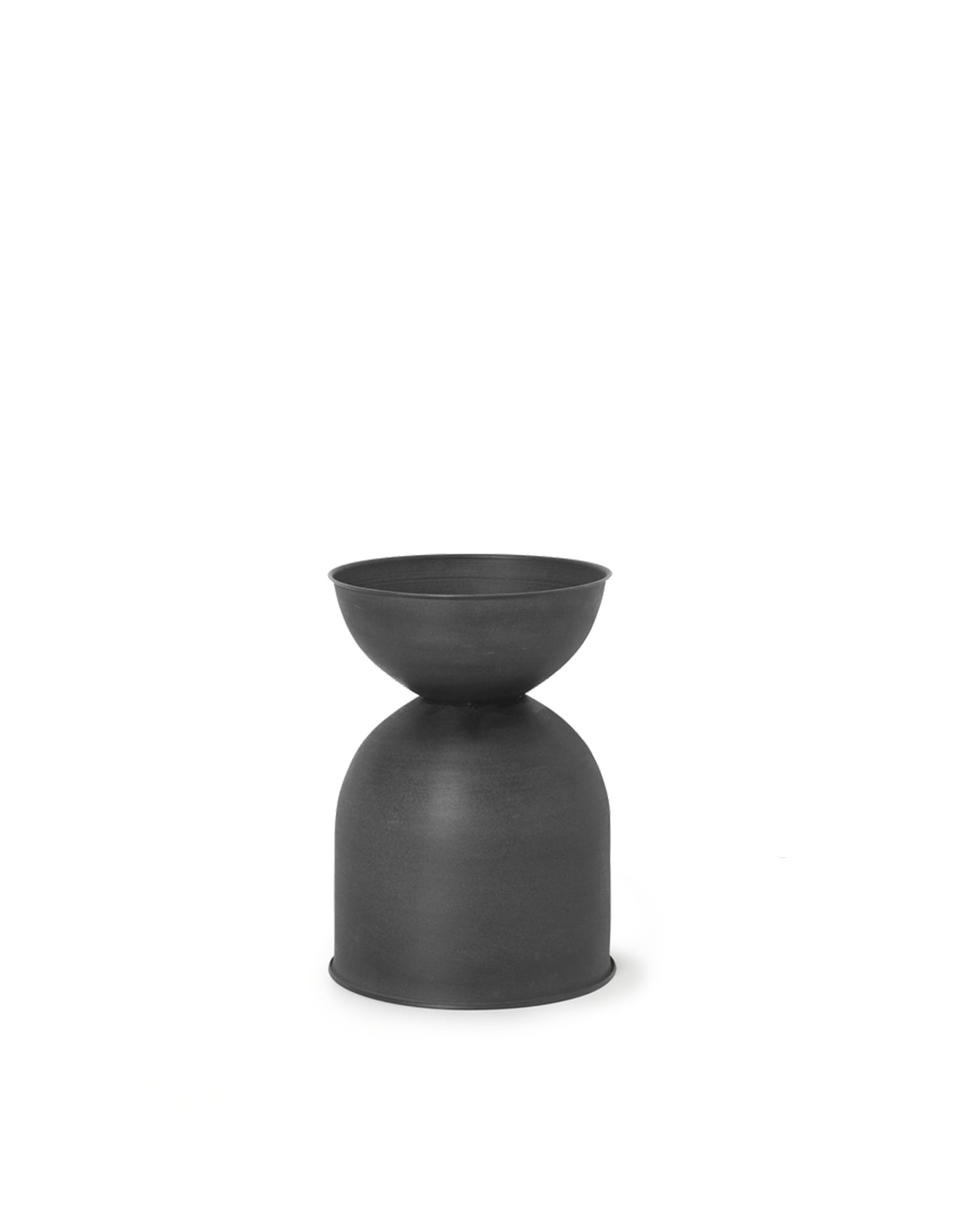 Ferm Living Hourglass Pot - Black Small